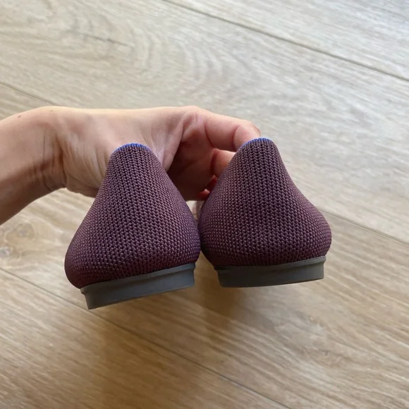 Rothy's Retired Eggplant Metallic Flat - Picture 5 of 8